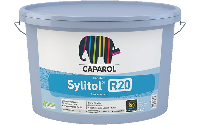 SYLITOL FASSADENPUTZ R, COLORIAN, ARNOUVILLE, PARIS, GONESSE, PRO, BATIMENT, PROMO, REVETEMENT MUR, CAPAROL, LIVRAISON GRATUITE, BTP, PEINTRE, ARTISAN, QUALITE, EXT, ACRYLIQUE, FABRICATION FRANCAISE, EXTERIEUR
