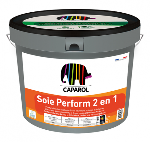 SOIE PERFORM 2 EN 1, PEINTURE, COLORIAN, ARNOUVILLE, PARIS, GONESSE, PRO, BATIMENT, PROMO, REVETEMENT MUR, CAPAROL, LIVRAISON GRATUITE, BTP, PEINTRE, ARTISAN, QUALITE, INTEIREUR, ACRYLIQUE, FABRICATION FRANCAISE, VAl d'oise, 95, 94, 93, 60, 78, 77