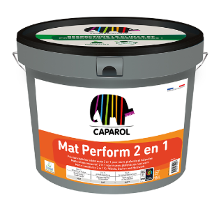 MAT PERFORM 2 EN 1, PEINTURE, COLORIAN, ARNOUVILLE, PARIS, GONESSE, PRO, BATIMENT, PROMO, REVETEMENT MUR, CAPAROL, LIVRAISON GRATUITE, BTP, PEINTRE, ARTISAN, QUALITE, INTEIREUR, ACRYLIQUE, FABRICATION FRANCAISE