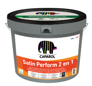SATIN PERFORM 2 EN 1, PEINTURE, COLORIAN, ARNOUVILLE, PARIS, GONESSE, PRO, BATIMENT, PROMO, REVETEMENT MUR, CAPAROL, LIVRAISON GRATUITE, BTP, PEINTRE, ARTISAN, QUALITE, INTEIREUR, ACRYLIQUE, FABRICATION FRANCAISE,