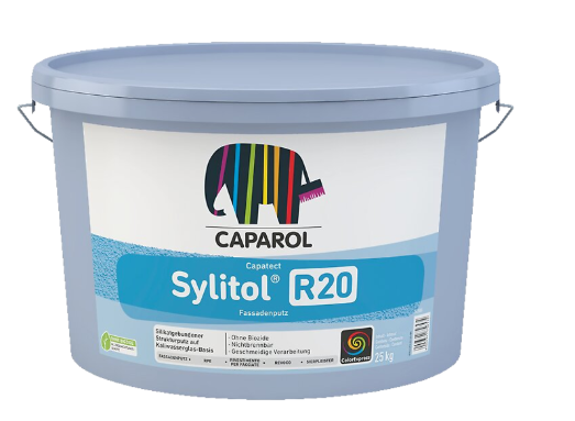 SYLITOL FASSADENPUTZ R, COLORIAN, ARNOUVILLE, PARIS, GONESSE, PRO, BATIMENT, PROMO, REVETEMENT MUR, CAPAROL, LIVRAISON GRATUITE, BTP, PEINTRE, ARTISAN, QUALITE, EXT, ACRYLIQUE, FABRICATION FRANCAISE, EXTERIEUR