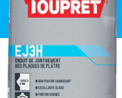 TOUPRET, EJ3H, COLORIAN, SAC ENDUIT, INTERIEUR, PRO, PROMO, PRIX PALETTE, ARNOUVILLE, GONESSE, MAGASIN PEINTURE,ENDUIT DE JOINTOIEMENT DES PLAQUES DE PLATRE