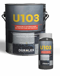 DURALEX PEINTURES, U 103, PEINTURE, SOL, ROUILLE, METAL,FER
