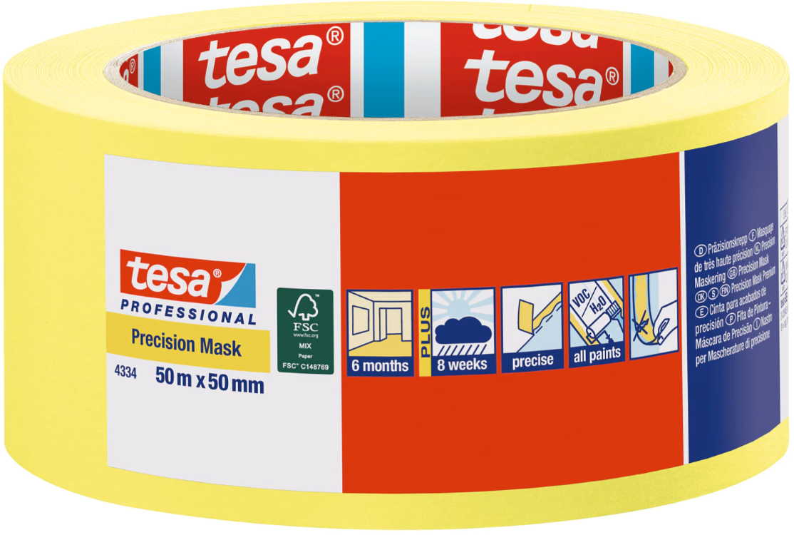 RUBAN DE MASQUAGE PRECISION JAUNE,COLORIAN, ARNOUVILLE ,PARIS,GONESSE, PRO, LIVRAISON GRATUITE,