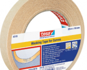 RUBAN DE MASQUAGE SPECIAL COURBES,COLORIAN, ARNOUVILLE, PARIS, GONESSE, PRO, BATIMENT, LIVRAISON GRATUITE, BTP, ARTISAN, QUALITE, INTEIREUR, FABRICATION FRANCAISE