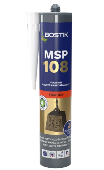 MSP 108 BOSTIK,COLORIAN, COLLE ,ARNOUVILLE, PARIS, GONESSE, PRO, BATIMENT, LIVRAISON GRATUITE, BTP, ARTISAN, INTERIEURS, FABRICATION FRANCAISE