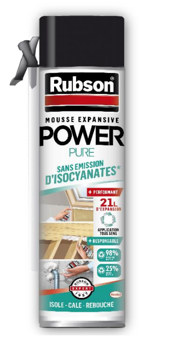 RUBSON Power Pure,COLORIAN,ARNOUVILLE, PARIS, GONESSE, PRO, BATIMENT, LIVRAISON GRATUITE, BTP, ARTISAN, INTERIEURS, FABRICATION FRANCAISE
